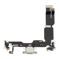 Charging Port Flex Cable For iPhone 15 Plus (Premium) (Green)