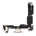 Charging Port Flex Cable For iPhone 15 Plus (Premium) (Pink)