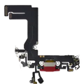 Charging Port Flex Cable For iPhone 13 Mini (Aftermarket Plus) (Red)