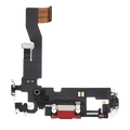 Charging Port Flex Cable For iPhone 12 (Used OEM Pull) (Red)
