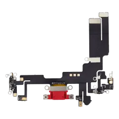 Charging Port Flex Cable For iPhone 14 (Aftermarket Plus) (Red)