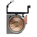 Wireless NFC Charging Flex With Flashlight Flex Cable For iPhone 15 Plus