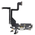 Charging Port Flex Cable For iPhone 13 Pro (Aftermarket Plus) (Silver)