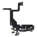 Charging Port Flex Cable For iPhone 13 Pro (Used OEM Pull) (Sierra Blue)