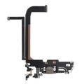 Charging Port Flex Cable For iPhone 13 Pro Max (Used OEM Pull) (Gold)