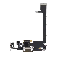 Charging Port Flex Cable With Board For iPhone 11 Pro Max (Used OEM Pull) (Gold)
