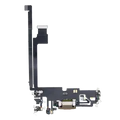 Charging Port Flex Cable For iPhone 12 Pro Max (Aftermarket Plus) (Gold)