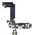 Charging Port Flex Cable For iPhone 12 Mini (Aftermarket Plus) (White)
