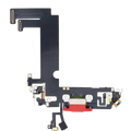 Charging Port Flex Cable For iPhone 12 Mini (Aftermarket Plus) (Red)