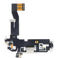Charging Port Flex Cable For iPhone 12 Pro (Aftermarket Plus) (Silver)