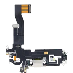 Charging Port Flex Cable For iPhone 12 Pro (Aftermarket Plus) (Silver)