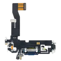 Charging Port Flex Cable For iPhone 12 / 12 Pro (Aftermarket Plus) (Pacific Blue)