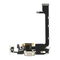Charging Port Flex Cable With Board For iPhone 11 Pro Max (Aftermarket Plus) (Silver)