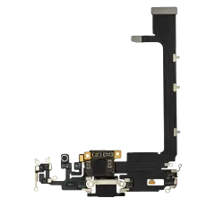 Charging Port Flex Cable With Board For iPhone 11 Pro Max (Aftermarket Plus) (Space Gray)