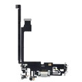 Charging Port Flex Cable For iPhone 12 Pro Max (Premium) (Silver)