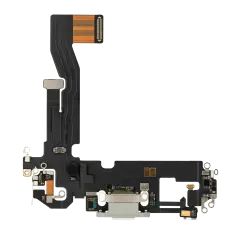 Charging Port Flex Cable For iPhone 12 Pro (Premium) (Silver)