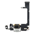 Charging Port Flex Cable With Board For iPhone 11 Pro (Premium) (Silver)