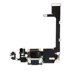 Charging Port Flex Cable With Board For iPhone 11 Pro (Premium) (Midnight Green)