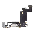 Charging Port Flex Cable For iPhone 6S Plus (Premium) (Silver)