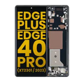 OLED Assembly With Frame For Motorola Edge Plus / Edge 40 Pro (XT2301 / 2023) (Refurbished) (Interstellar Black)