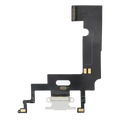 Charging Port Flex Cable For iPhone XR (Premium) (White)