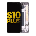 OLED Assembly With Frame For Samsung Galaxy S10 Plus (Refurbished) (Ceramic White)