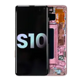 OLED Assembly With Frame For Samsung Galaxy S10 (Service Pack) (Flamingo Pink)
