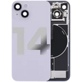Back Glass w/ MagSafe Magnet & NFC & Flashlight Flex For iPhone 14 (Used OEM Pull: Grade A) (Purple)