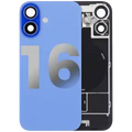 Back Glass w/ MagSafe Magnet & NFC & Flashlight Flex For iPhone 16 (Used OEM Pull: Grade B) (Ultramarine)