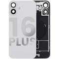 Back Glass w/ MagSafe Magnet & NFC & Flashlight Flex For iPhone 16 Plus (Used OEM Pull: Grade B) (White)