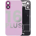 Back Glass w/ MagSafe Magnet & NFC & Flashlight Flex For iPhone 16 Plus (Used OEM Pull: Grade B) (Pink)