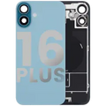 Back Glass w/ MagSafe Magnet & NFC & Flashlight Flex For iPhone 16 Plus (Used OEM Pull: Grade B) (Teal)