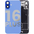 Back Glass w/ MagSafe Magnet & NFC & Flashlight Flex For iPhone 16 Plus (Used OEM Pull: Grade B) (Ultramarine)