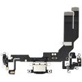 Charging Port Flex Cable Compatible For iPhone 16e / 17e (Premium) (Black)