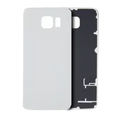Back Cover Glass For Samsung Galaxy S6 (No Logo) (Aftermarket Plus) (White)