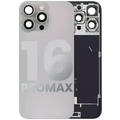 Back Glass w/ MagSafe Magnet & NFC & Flashlight Flex For iPhone 16 Pro Max (Used OEM Pull: Grade A) (Natural Titanium)