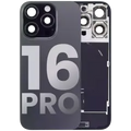 Back Glass w/ MagSafe Magnet & NFC & Flashlight Flex For iPhone 16 Pro (Used OEM Pull: Grade A) (Black Titanium)