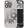 Back Glass w/ MagSafe Magnet & NFC & Flashlight Flex For iPhone 16 Pro (Used OEM Pull: Grade B) (Natural Titanium)