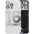 Back Glass w/ MagSafe Magnet & NFC & Flashlight Flex For iPhone 16 Pro Max (Used OEM Pull: Grade B) (White Titanium)