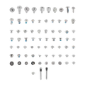 Complete Screw Set For iPhone 16 Pro