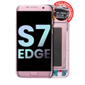 OLED Assembly With Frame For Samsung Galaxy S7 Edge G935A (North American Version) (Service Pack) (Rose Gold)