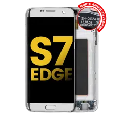 OLED Assembly With Frame For Samsung Galaxy S7 Edge G935A (North American Version) (Refurbished) (Silver)