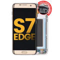 OLED Assembly With Frame For Samsung Galaxy S7 Edge G935A (North American Version) (Refurbished) (Gold Platinum)