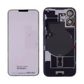 Back Glass w/ MagSafe Magnet & NFC & Flashlight Flex For iPhone 16 (Genuine OEM) (Black)