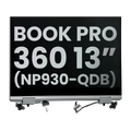 Complete LCD Display Assembly For Samsung Galaxy Book Pro 360 13.3" (NP930QDB) (Used OEM Pull: Grade A) (Silver)