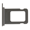 Single Sim Card Tray For iPhone 12 (Genuine OEM) (Black)