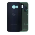 Back Cover Glass For Samsung Galaxy S6 Edge (Verizon Logo) (Service Pack) (Black Sapphire)