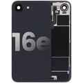 Back Glass w/ Wireless NFC Charging Flex & Flashlight Flex For iPhone 16e (Used OEM Pull: Grade A) (Black)