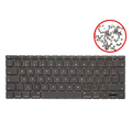Keyboard W/ Backlight & Screws For MacBook Pro 13" A1708 (2016-2017) (UK English)