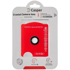Casper Camera Lens Protector For iPhone 16E / 17E (Black) (Clear)
